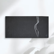 Intimacy? canvas print by Artis Berkmanis against soft white draped fabric