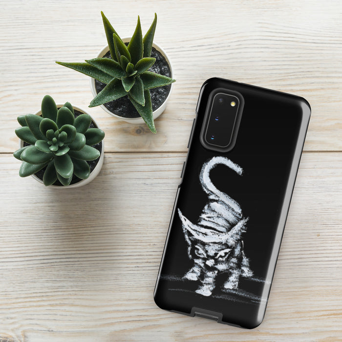 I am not as small as I look Samsung case by Art-is-Artis – case on a wooden table with succulents