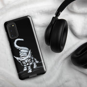 I am not as small as I look Samsung case by Art-is-Artis – case on a soft blanket next to headphones