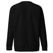 I am not as small as I look sweatshirt by Art-is-Artis – black sweatshirt, plain back view